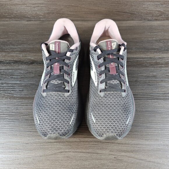 Brooks Adrenaline 22 GTS Rose Gray Shoes Sneakers 1203531B015 - Women's Size 10 - Picture 10 of 16